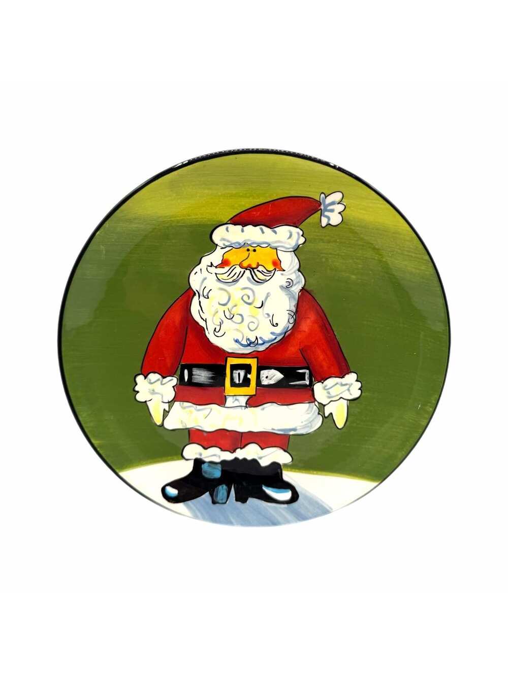 Vintage Naylor Designs Santa 8.25” Hanging Wall Plate